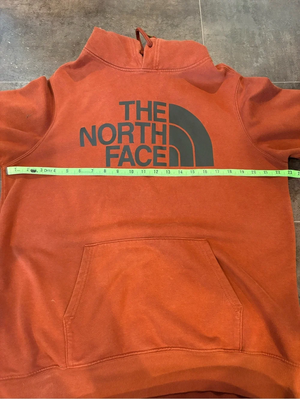 The North Face Men's Half Dome Pullover Hoodie Burnt Orange Rust Large Gorpcore